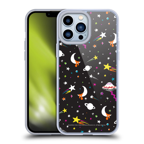 Trolls World Tour Rainbow Bffs Outer Space Pattern Soft Gel Case for Apple iPhone 13 Pro Max