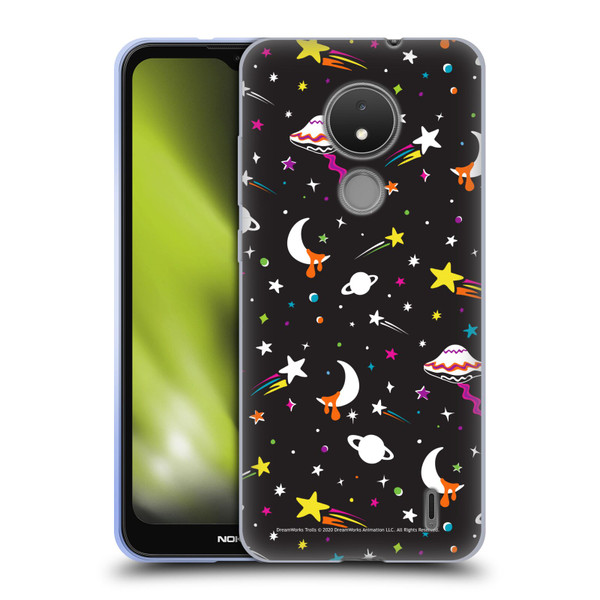 Trolls World Tour Rainbow Bffs Outer Space Pattern Soft Gel Case for Nokia C21