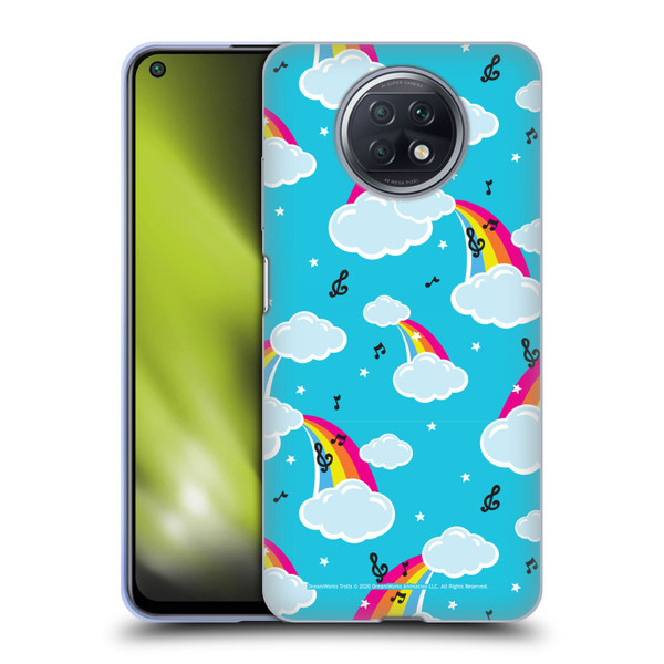 Trolls World Tour Rainbow Bffs Rainbow Cloud Pattern Soft Gel Case for Xiaomi Redmi Note 9T 5G