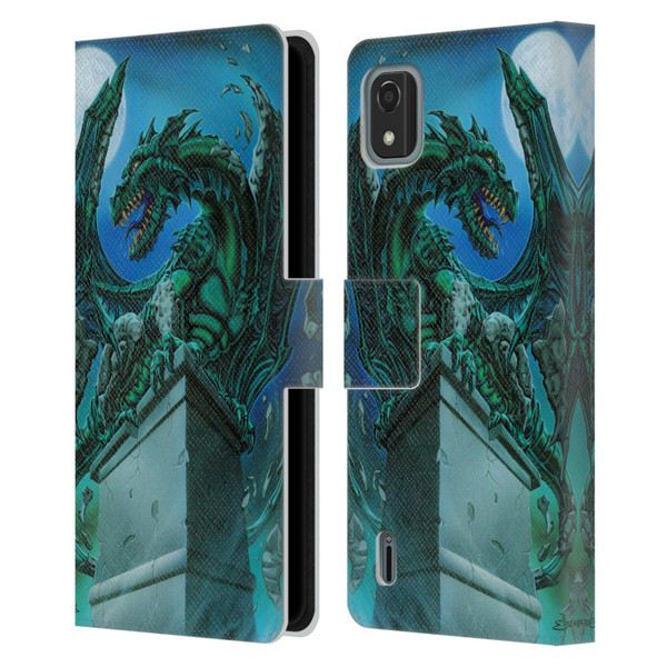 Ed Beard Jr Dragons The Awakening Leather Book Wallet Case Cover For Nokia C2 2nd Edition