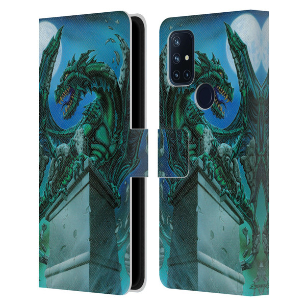 Ed Beard Jr Dragons The Awakening Leather Book Wallet Case Cover For OnePlus Nord N10 5G