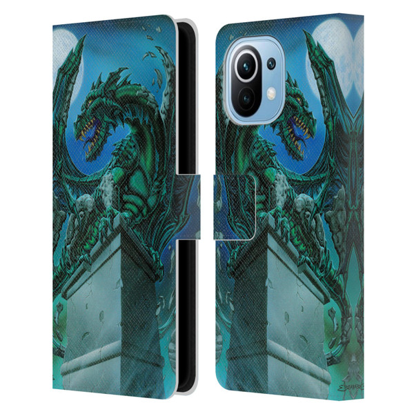 Ed Beard Jr Dragons The Awakening Leather Book Wallet Case Cover For Xiaomi Mi 11