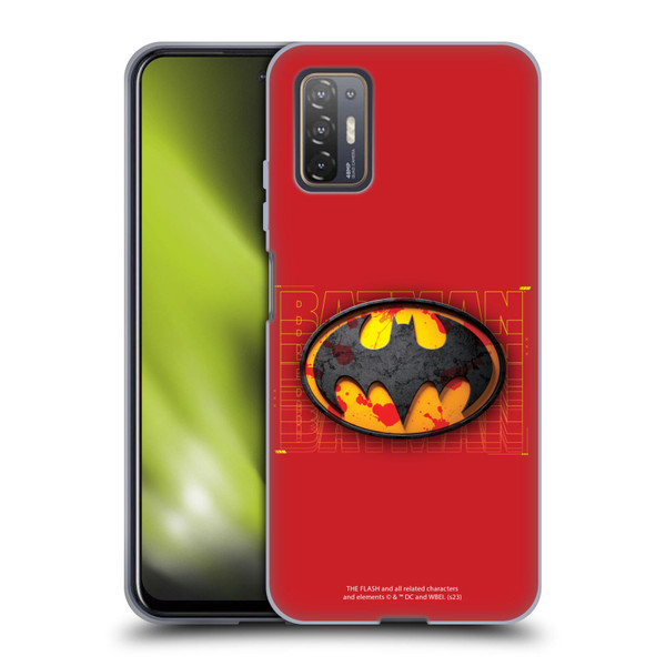 The Flash 2023 Graphics Batman Logo Soft Gel Case for HTC Desire 21 Pro 5G