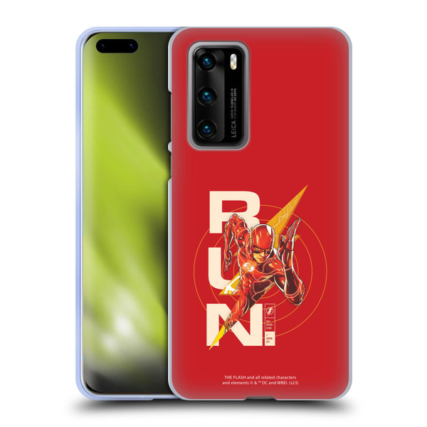 The Flash 2023 Graphics Barry Allen Run Soft Gel Case for Huawei P40 5G