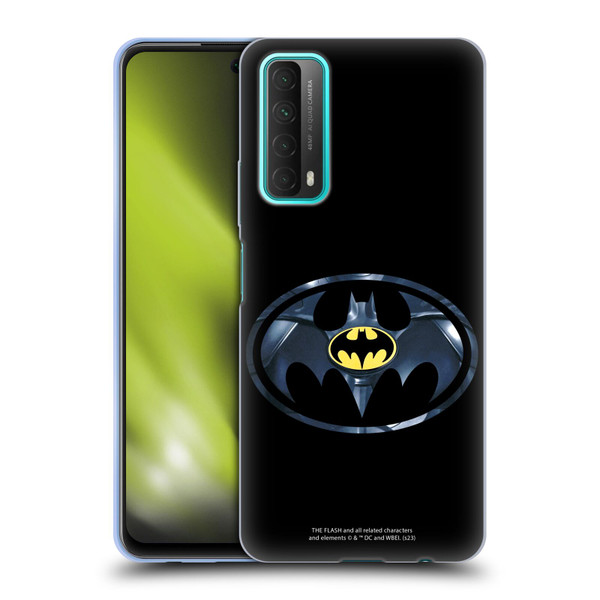 The Flash 2023 Graphics Black Batman Logo Soft Gel Case for Huawei P Smart (2021)