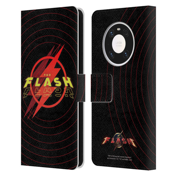 The Flash 2023 Graphics Logo Leather Book Wallet Case Cover For Huawei Mate 40 Pro 5G