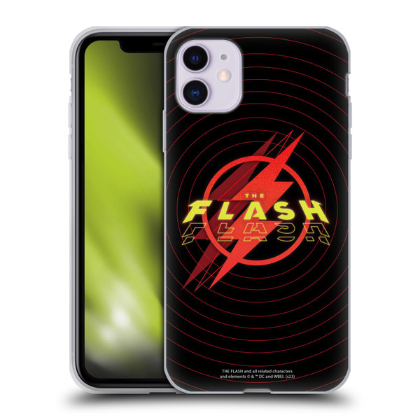 The Flash 2023 Graphics Logo Soft Gel Case for Apple iPhone 11