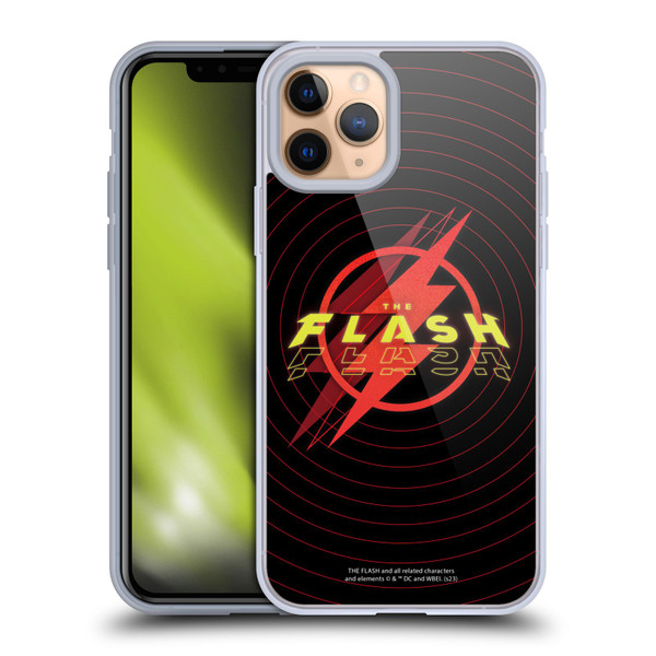 The Flash 2023 Graphics Logo Soft Gel Case for Apple iPhone 11 Pro