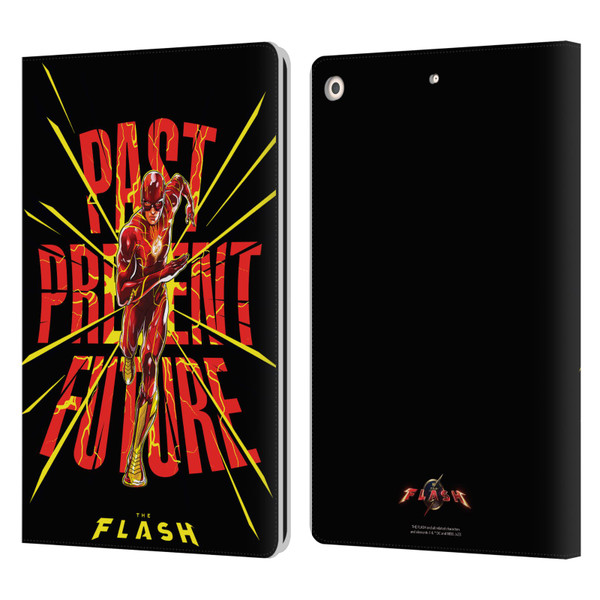 The Flash 2023 Graphics Speed Force Leather Book Wallet Case Cover For Apple iPad 10.2 2019/2020/2021