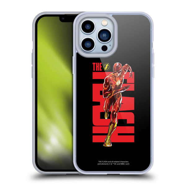 The Flash 2023 Graphics Barry Allen Soft Gel Case for Apple iPhone 13 Pro Max