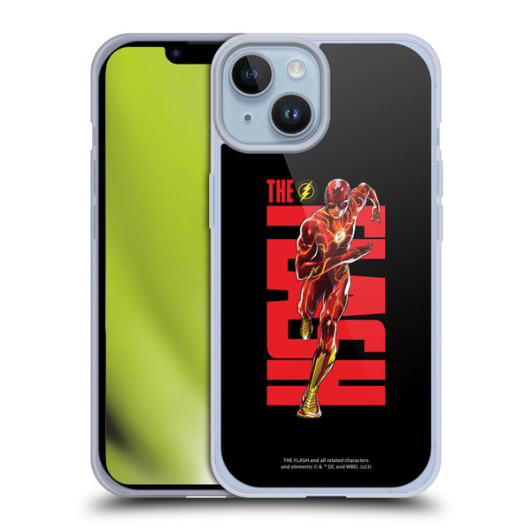 The Flash 2023 Graphics Barry Allen Soft Gel Case for Apple iPhone 14