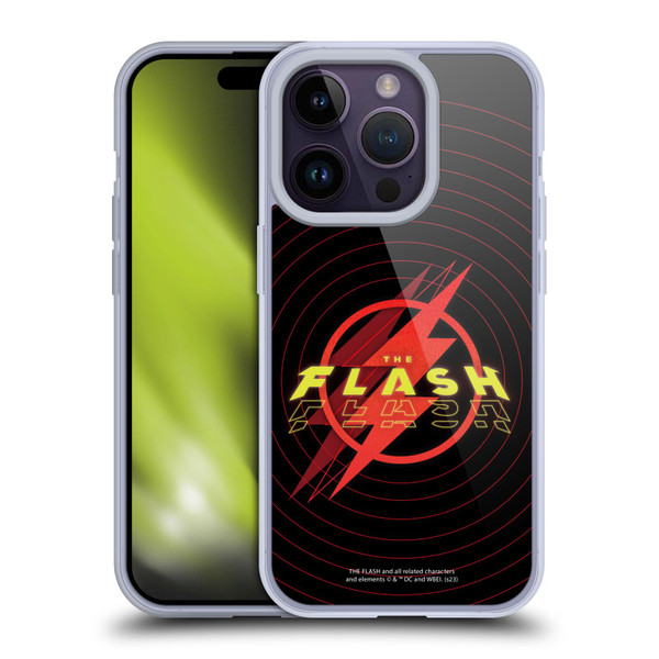 The Flash 2023 Graphics Logo Soft Gel Case for Apple iPhone 14 Pro