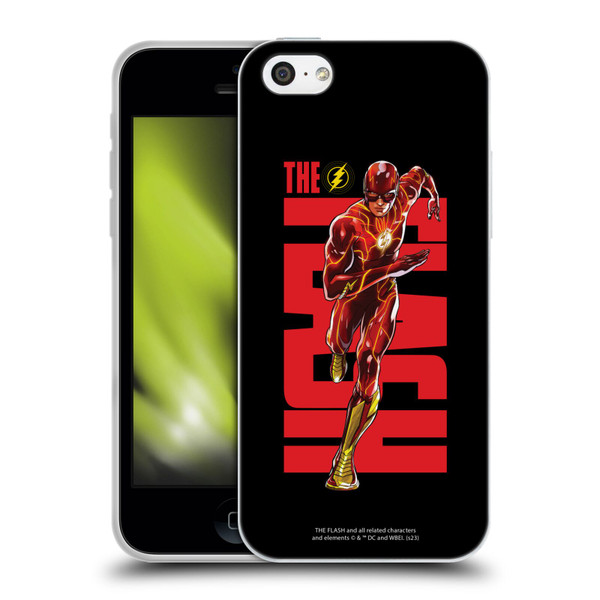 The Flash 2023 Graphics Barry Allen Soft Gel Case for Apple iPhone 5c
