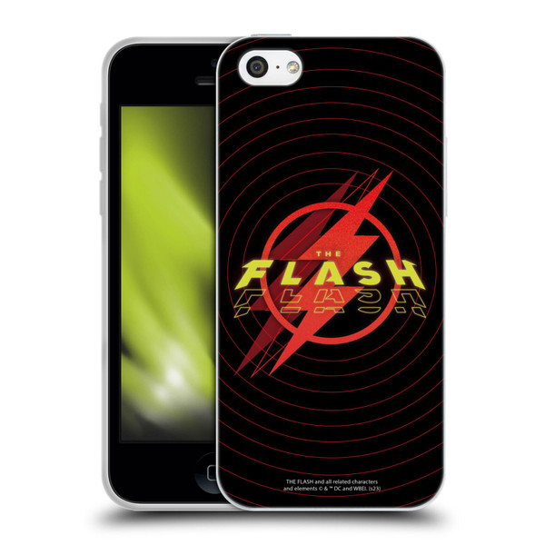 The Flash 2023 Graphics Logo Soft Gel Case for Apple iPhone 5c