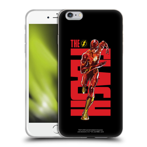 The Flash 2023 Graphics Barry Allen Soft Gel Case for Apple iPhone 6 Plus / iPhone 6s Plus