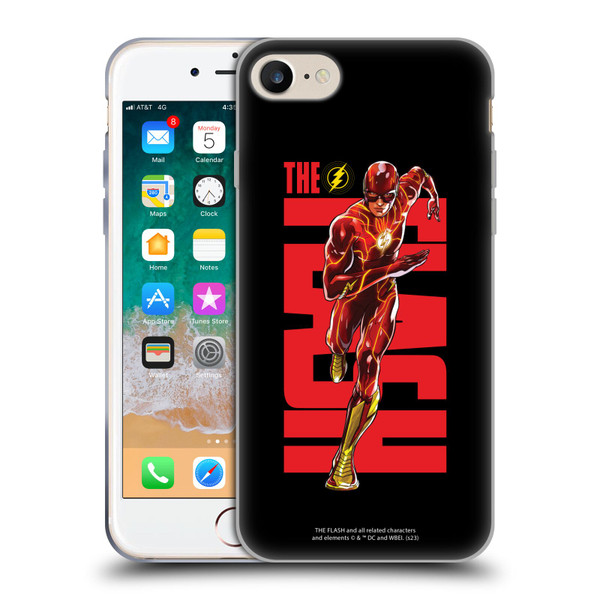 The Flash 2023 Graphics Barry Allen Soft Gel Case for Apple iPhone 7 / 8 / SE 2020 & 2022