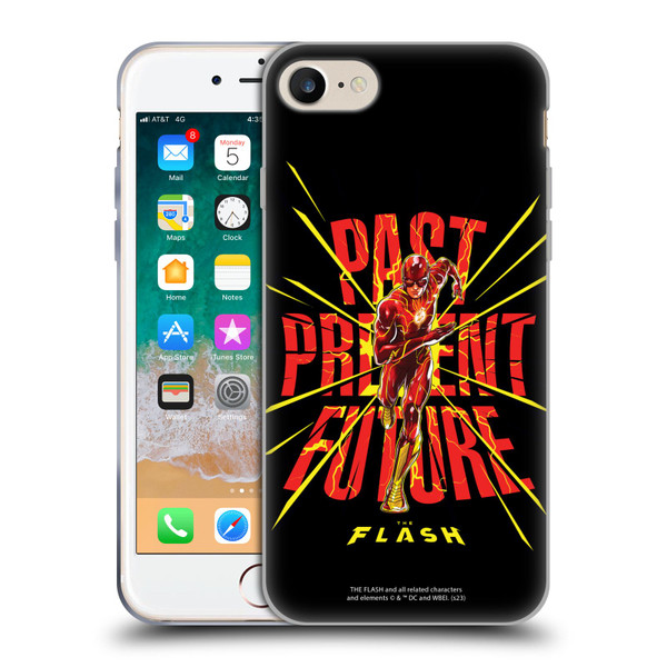 The Flash 2023 Graphics Speed Force Soft Gel Case for Apple iPhone 7 / 8 / SE 2020 & 2022