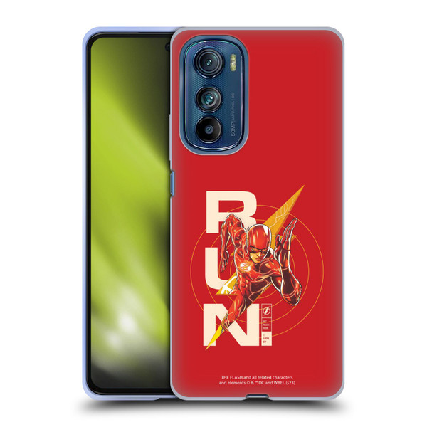 The Flash 2023 Graphics Barry Allen Run Soft Gel Case for Motorola Edge 30