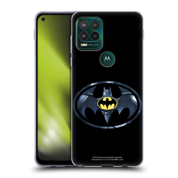 The Flash 2023 Graphics Black Batman Logo Soft Gel Case for Motorola Moto G Stylus 5G 2021