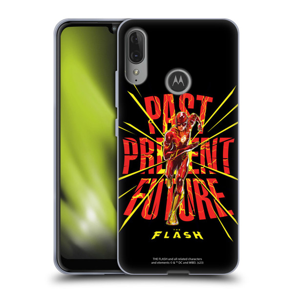 The Flash 2023 Graphics Speed Force Soft Gel Case for Motorola Moto E6 Plus