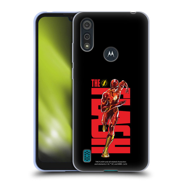 The Flash 2023 Graphics Barry Allen Soft Gel Case for Motorola Moto E6s (2020)