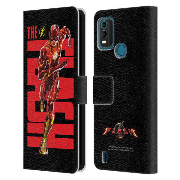 The Flash 2023 Graphics Barry Allen Leather Book Wallet Case Cover For Nokia G11 Plus