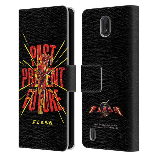 The Flash 2023 Graphics Speed Force Leather Book Wallet Case Cover For Nokia C01 Plus/C1 2nd Edition