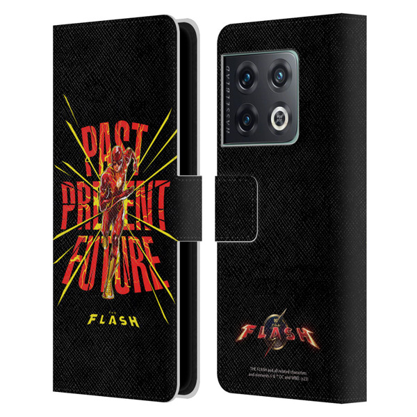 The Flash 2023 Graphics Speed Force Leather Book Wallet Case Cover For OnePlus 10 Pro