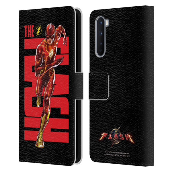 The Flash 2023 Graphics Barry Allen Leather Book Wallet Case Cover For OnePlus Nord 5G