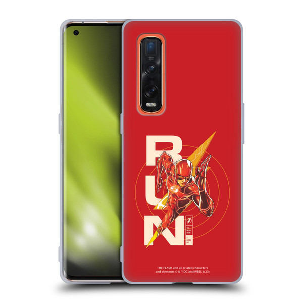 The Flash 2023 Graphics Barry Allen Run Soft Gel Case for OPPO Find X2 Pro 5G
