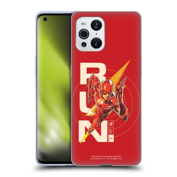 The Flash 2023 Graphics Barry Allen Run Soft Gel Case for OPPO Find X3 / Pro