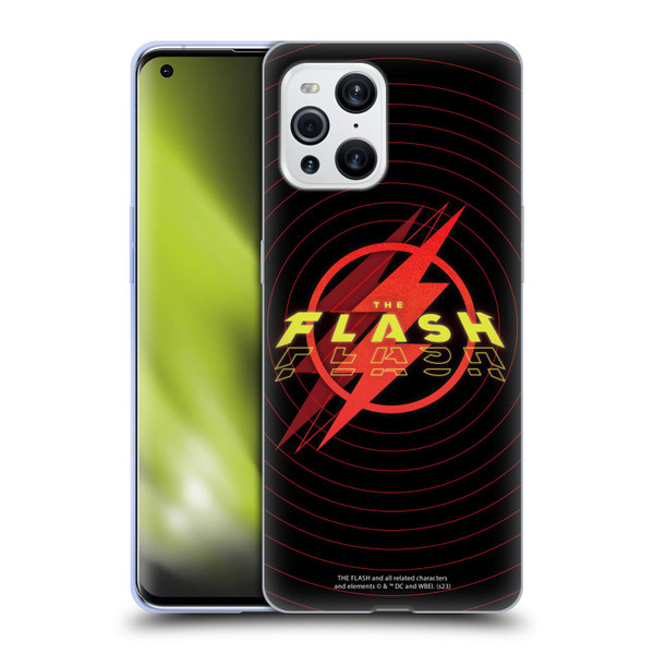 The Flash 2023 Graphics Logo Soft Gel Case for OPPO Find X3 / Pro