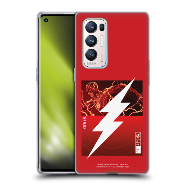 The Flash 2023 Graphics Barry Allen Logo Soft Gel Case for OPPO Find X3 Neo / Reno5 Pro+ 5G