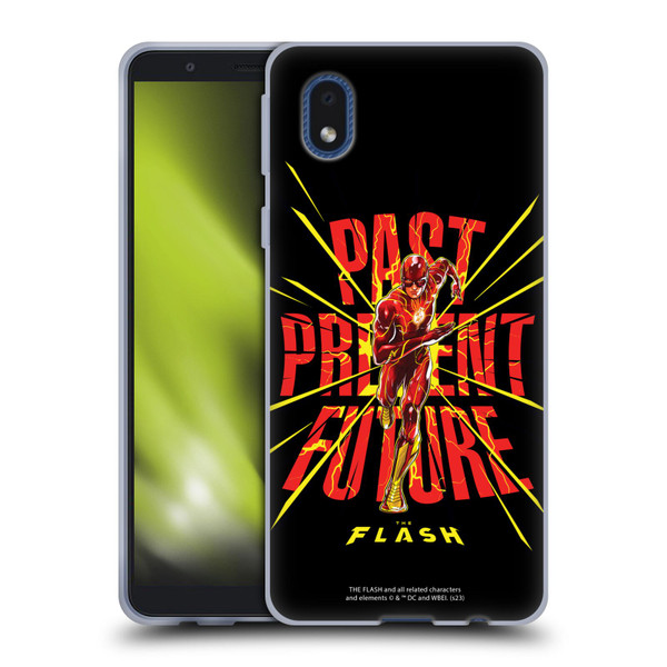 The Flash 2023 Graphics Speed Force Soft Gel Case for Samsung Galaxy A01 Core (2020)