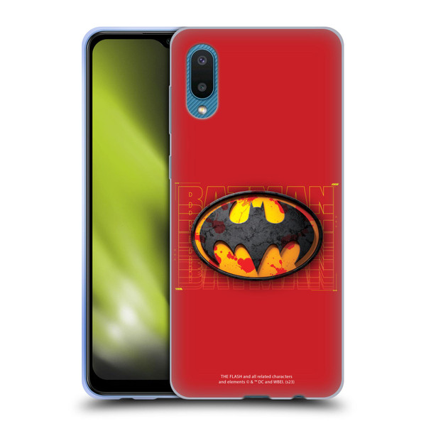The Flash 2023 Graphics Batman Logo Soft Gel Case for Samsung Galaxy A02/M02 (2021)