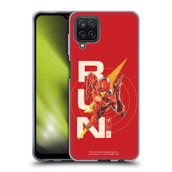 The Flash 2023 Graphics Barry Allen Run Soft Gel Case for Samsung Galaxy A12 (2020)