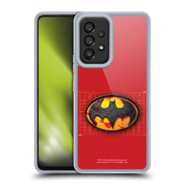 The Flash 2023 Graphics Batman Logo Soft Gel Case for Samsung Galaxy A53 5G (2022)