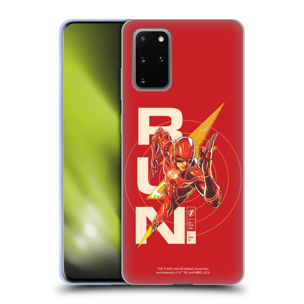 The Flash 2023 Graphics Barry Allen Run Soft Gel Case for Samsung Galaxy S20+ / S20+ 5G