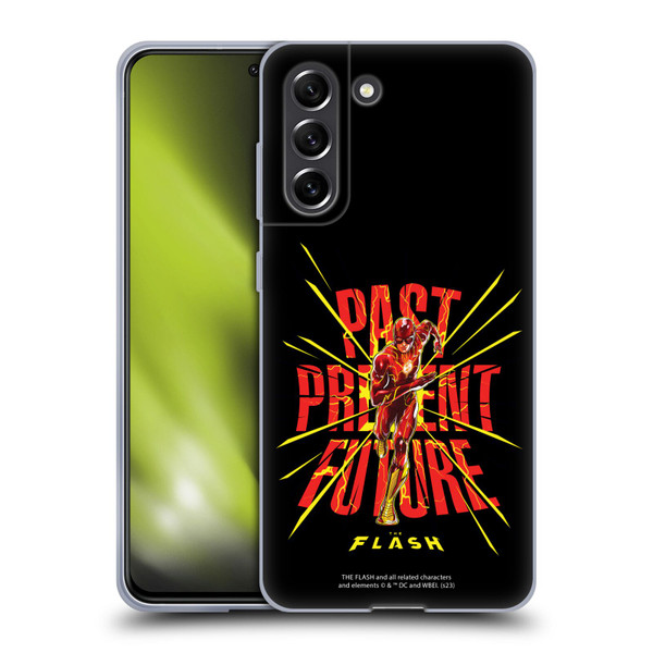 The Flash 2023 Graphics Speed Force Soft Gel Case for Samsung Galaxy S21 FE 5G