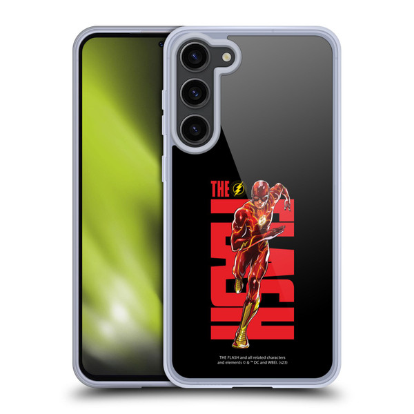 The Flash 2023 Graphics Barry Allen Soft Gel Case for Samsung Galaxy S23+ 5G