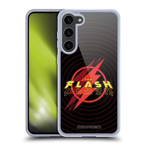 The Flash 2023 Graphics Logo Soft Gel Case for Samsung Galaxy S23+ 5G