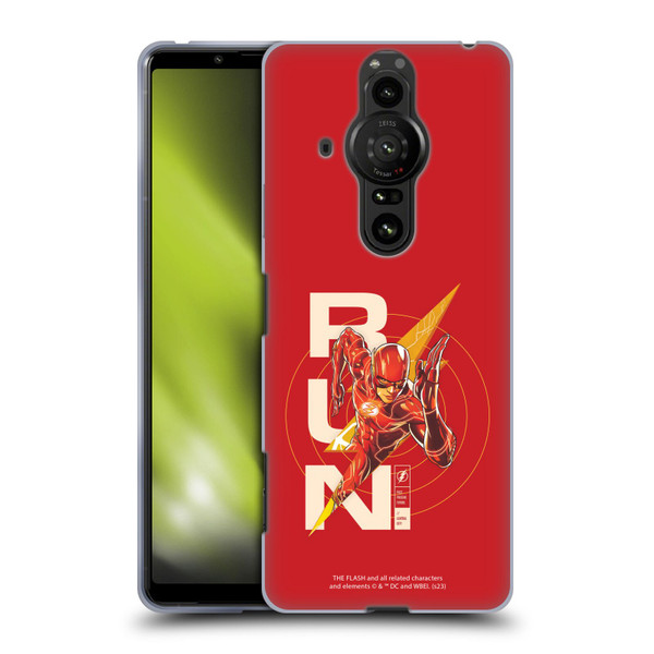 The Flash 2023 Graphics Barry Allen Run Soft Gel Case for Sony Xperia Pro-I