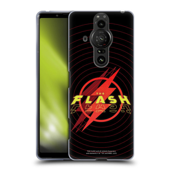 The Flash 2023 Graphics Logo Soft Gel Case for Sony Xperia Pro-I