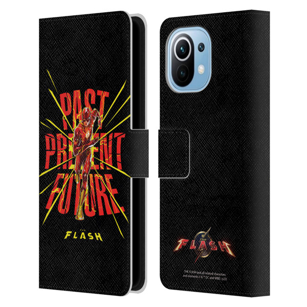 The Flash 2023 Graphics Speed Force Leather Book Wallet Case Cover For Xiaomi Mi 11