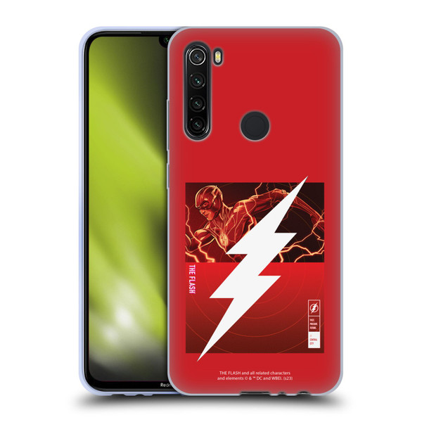 The Flash 2023 Graphics Barry Allen Logo Soft Gel Case for Xiaomi Redmi Note 8T