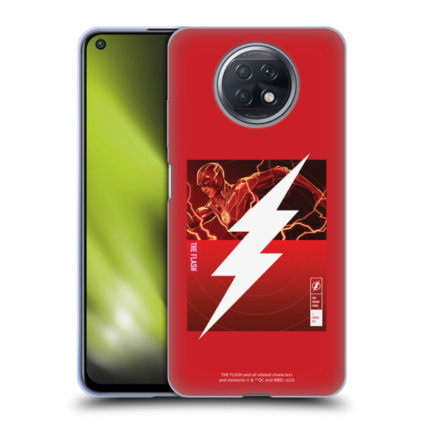 The Flash 2023 Graphics Barry Allen Logo Soft Gel Case for Xiaomi Redmi Note 9T 5G