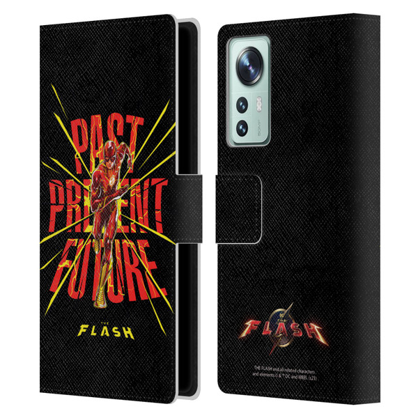 The Flash 2023 Graphics Speed Force Leather Book Wallet Case Cover For Xiaomi 12