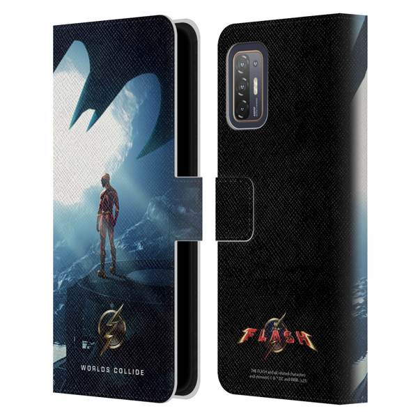 The Flash 2023 Poster Key Art Leather Book Wallet Case Cover For HTC Desire 21 Pro 5G