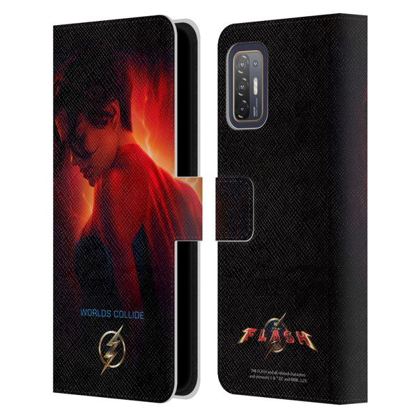 The Flash 2023 Poster Supergirl Leather Book Wallet Case Cover For HTC Desire 21 Pro 5G