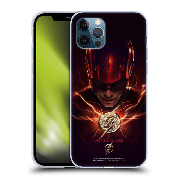 The Flash 2023 Poster Barry Allen Soft Gel Case for Apple iPhone 12 / iPhone 12 Pro